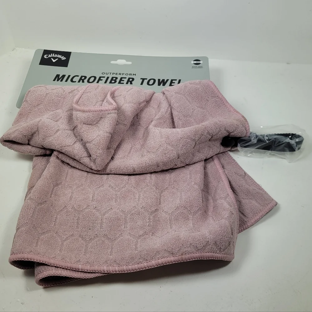 Callaway Pink Microfiber Golf Towel